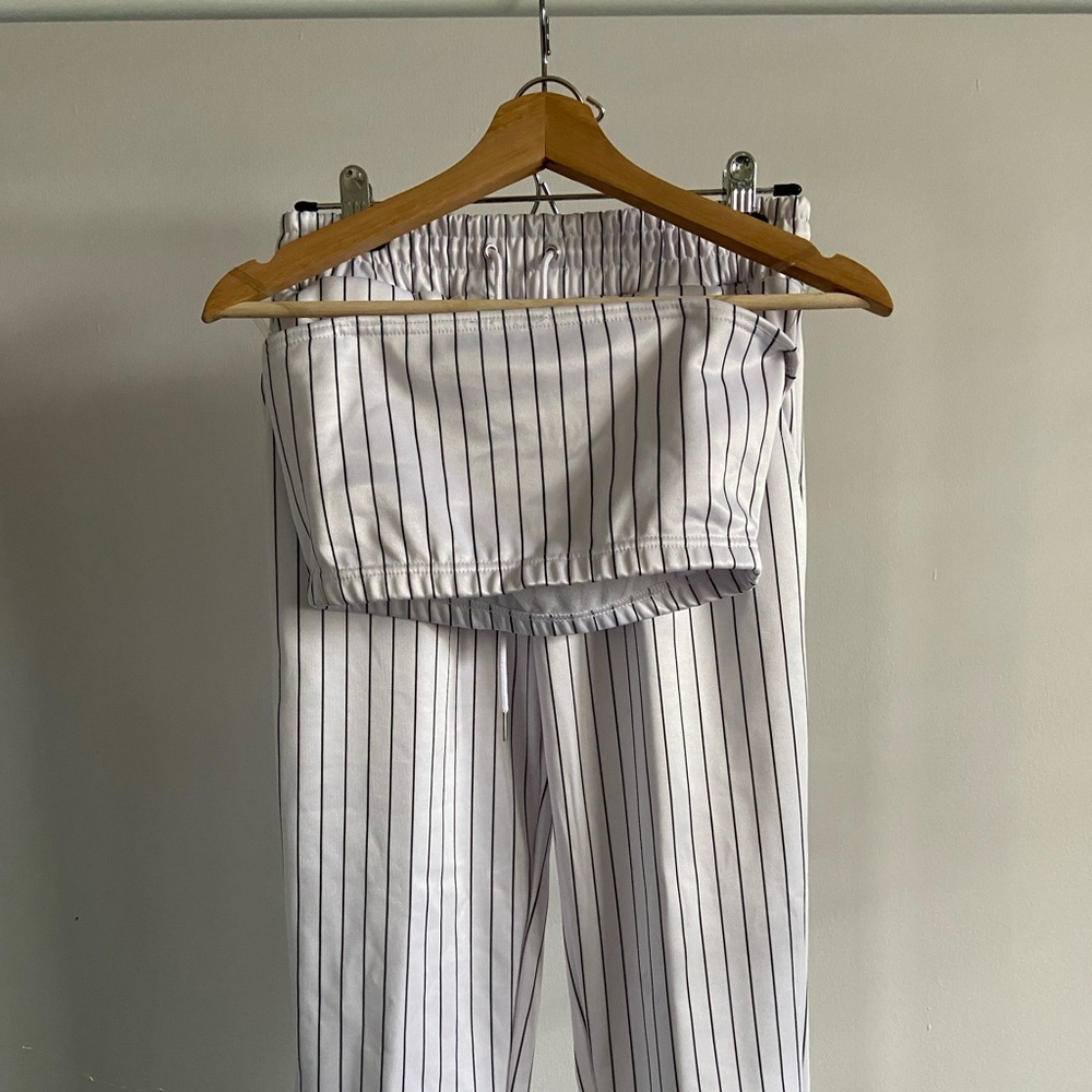 Matching Striped Two Piece Outfit (sold in set)